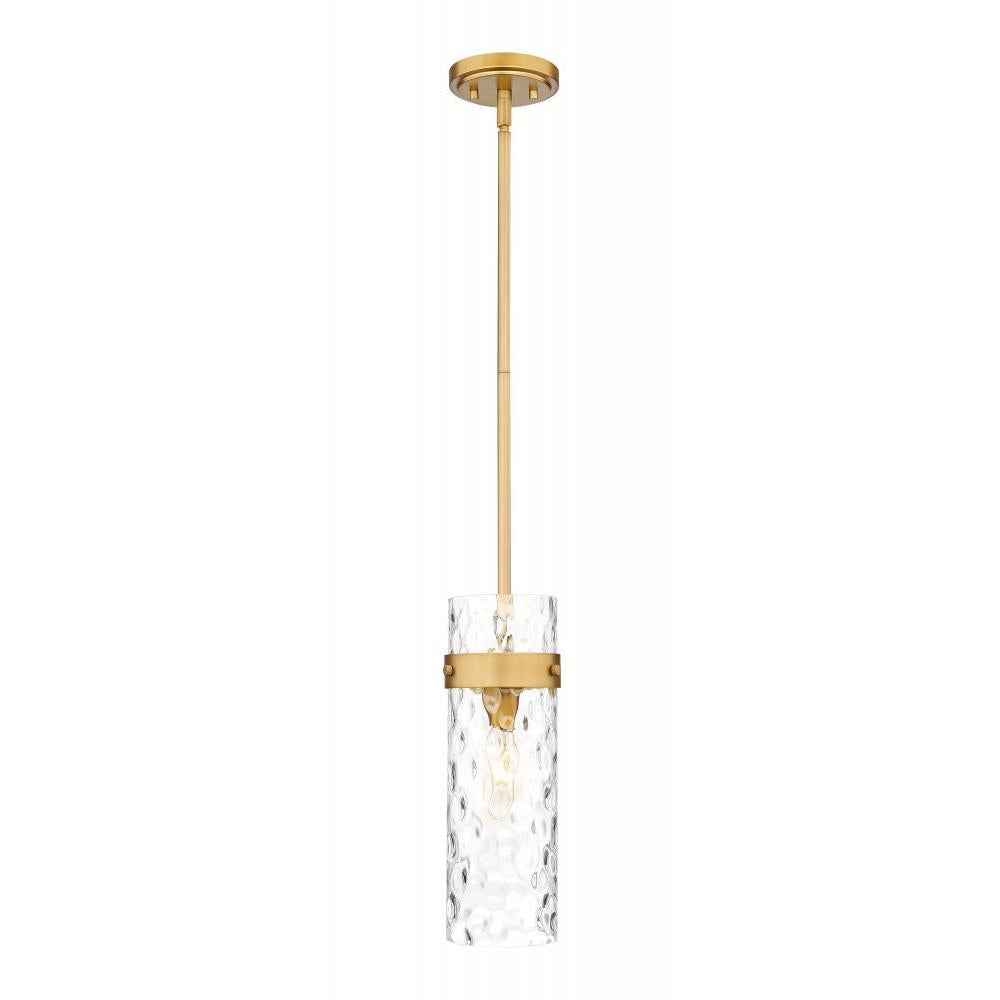 1 Light Pendant-Clear Waterglass