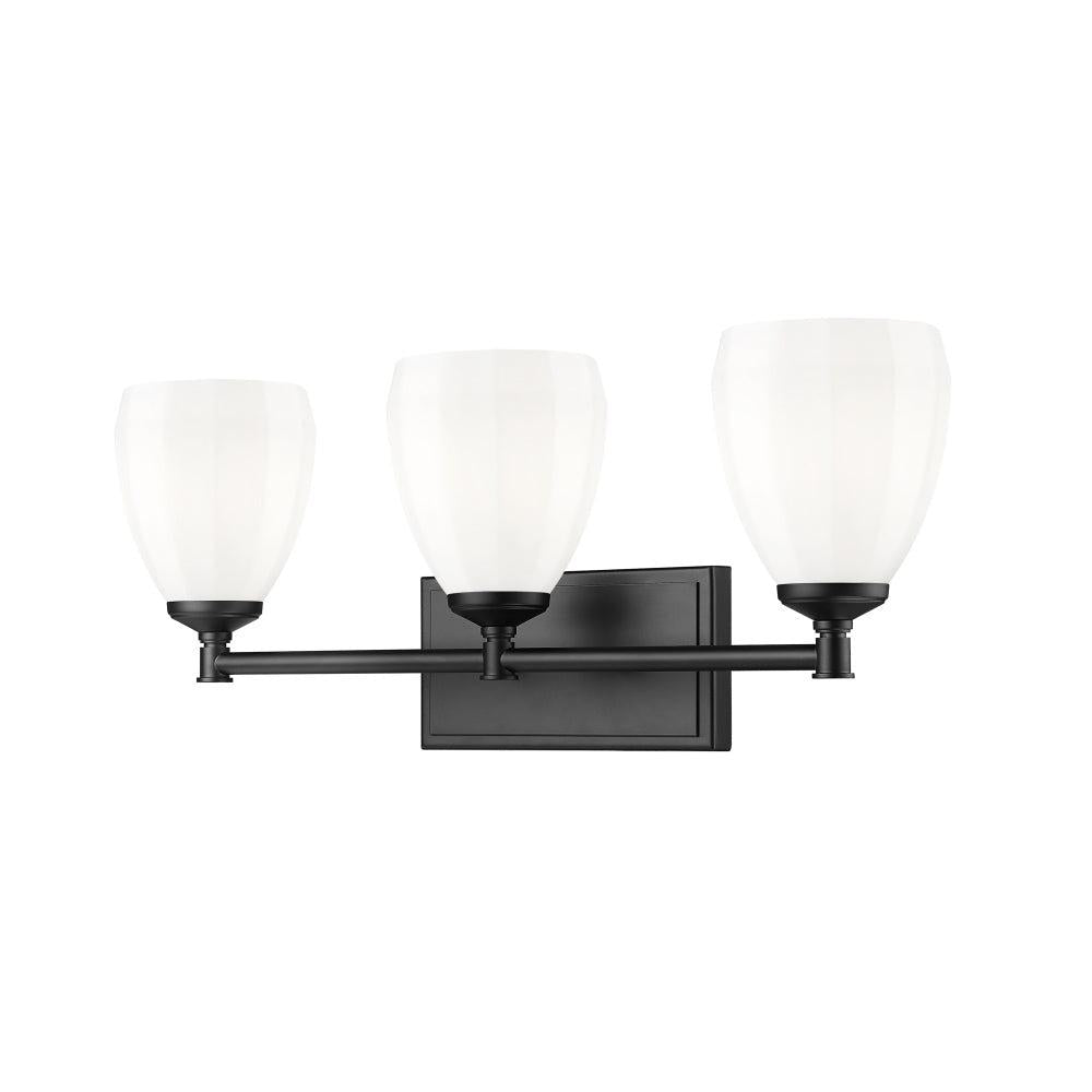 3 Light Vanity-Matte Opal