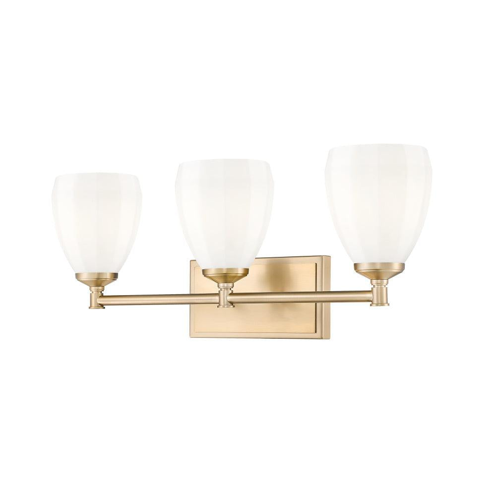 3 Light Vanity-Matte Opal