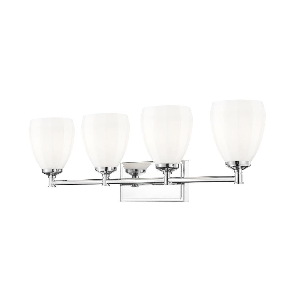 4 Light Vanity-Matte Opal