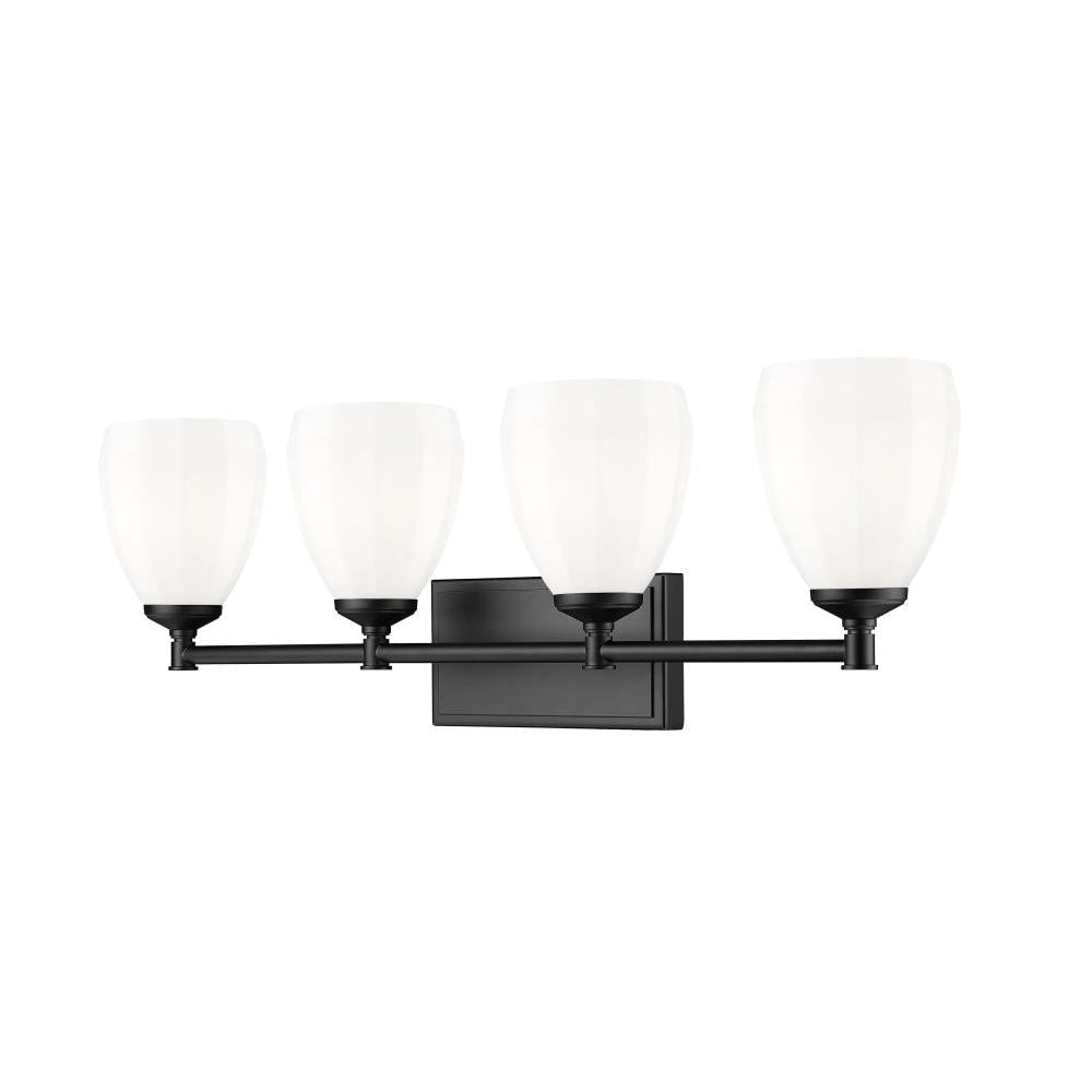 4 Light Vanity-Matte Opal