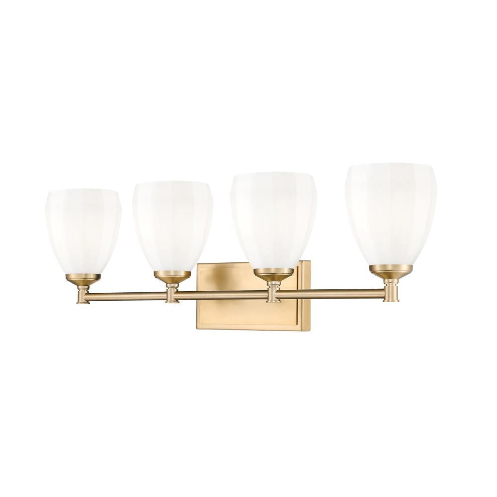 4 Light Vanity-Matte Opal