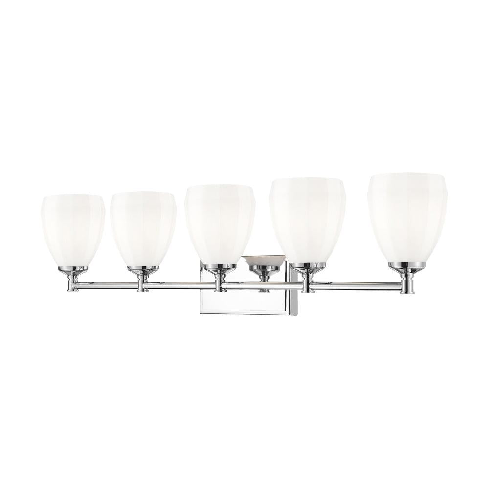 5 Light Vanity-Matte Opal