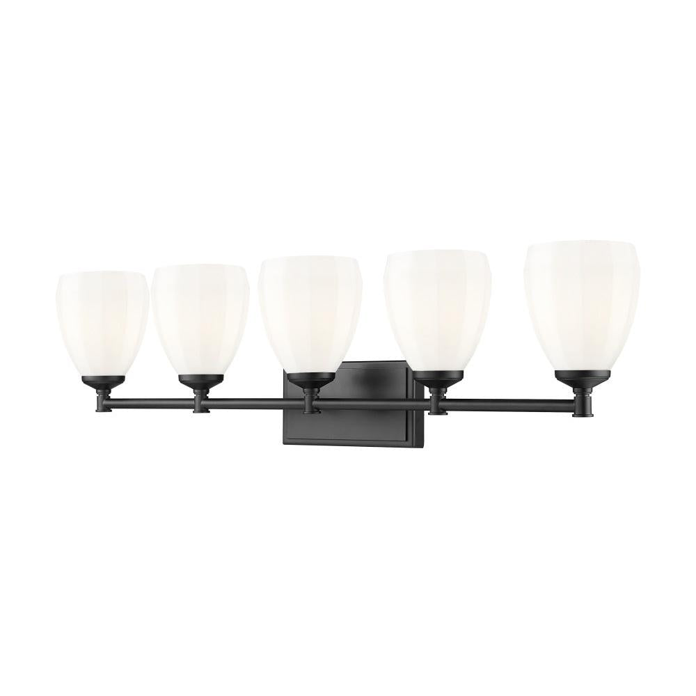 5 Light Vanity-Matte Opal