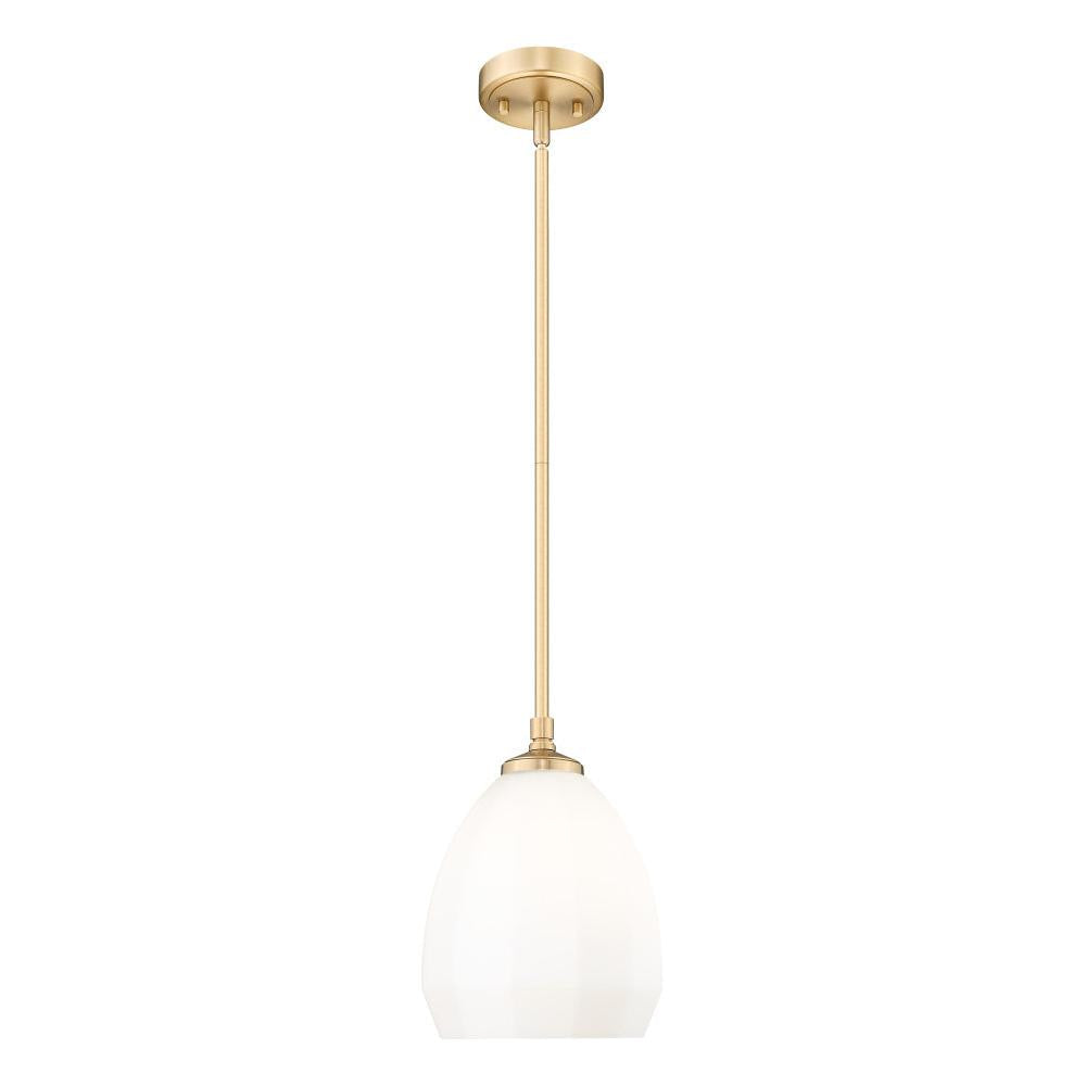 1 Light Pendant-Matte Opal