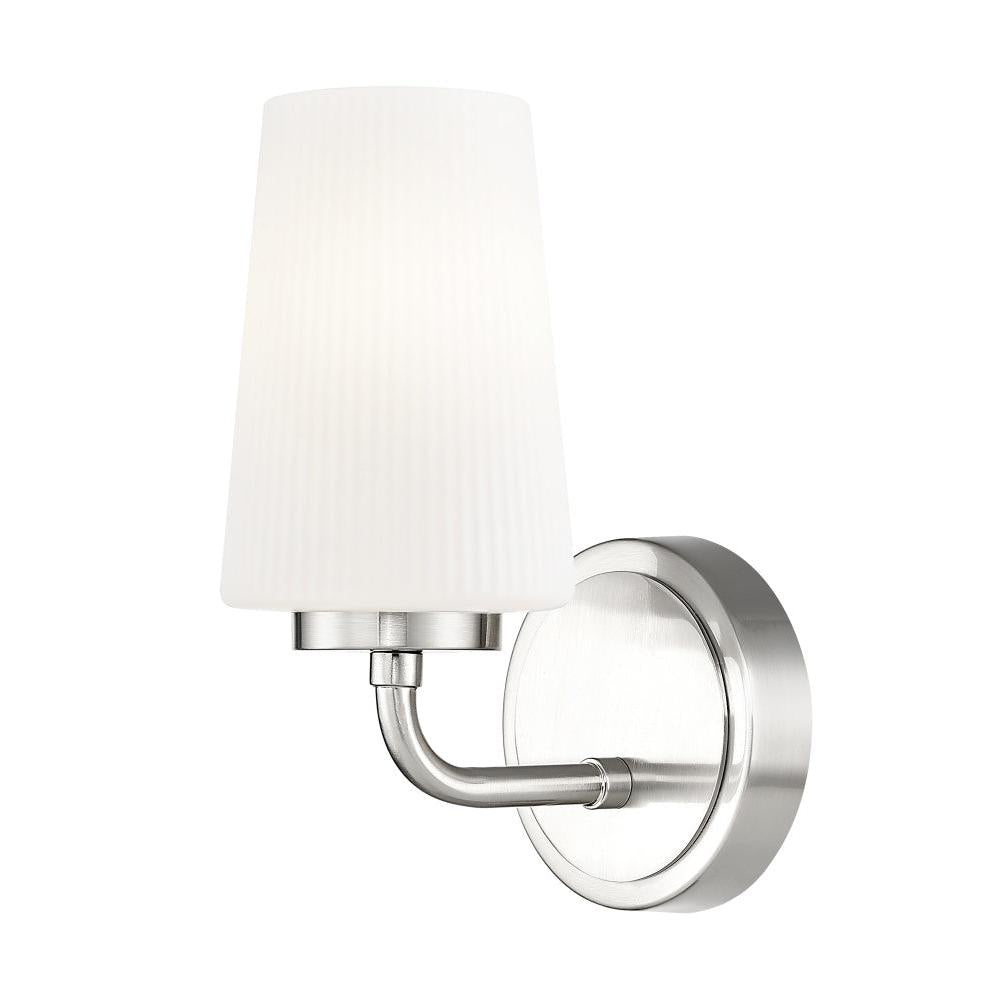 1 Light Wall Sconce-Matte Opal