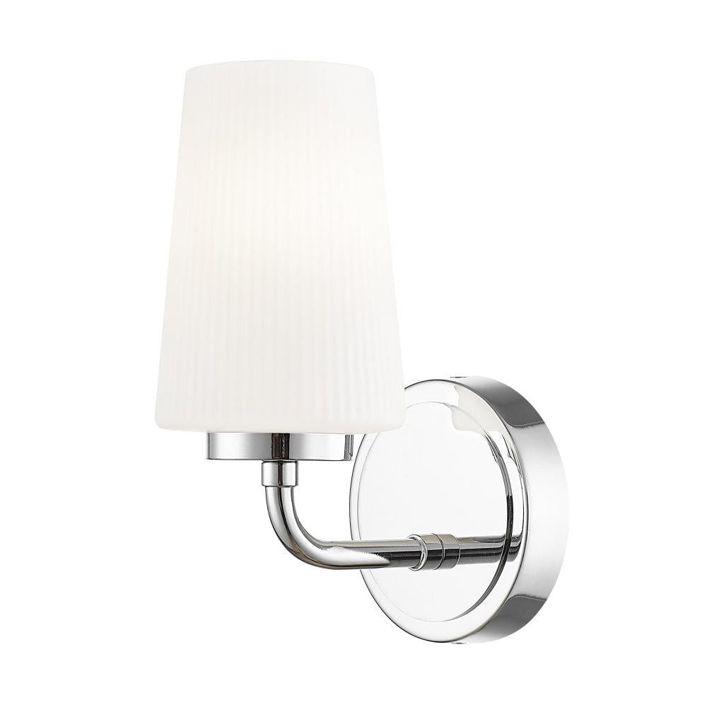 1 Light Wall Sconce-Matte Opal