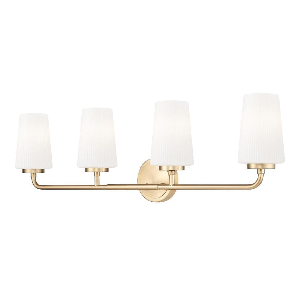 4 Light Vanity-Matte Opal