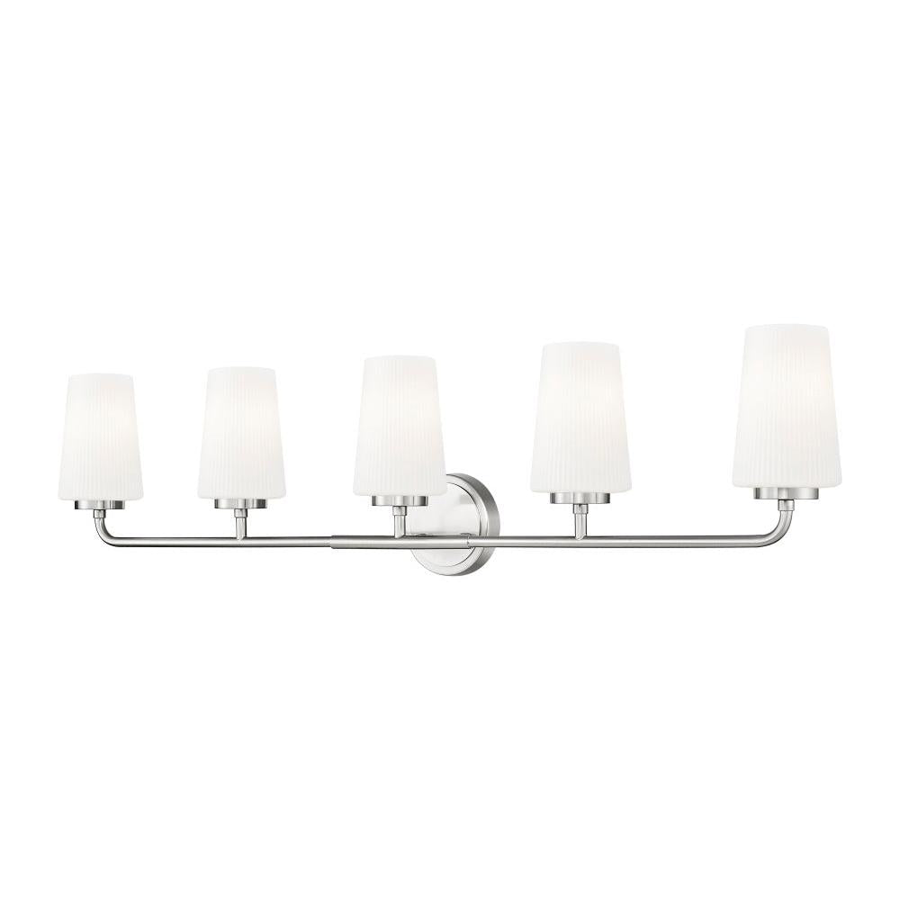 5 Light Vanity-Matte Opal