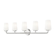 5 Light Vanity-Matte Opal