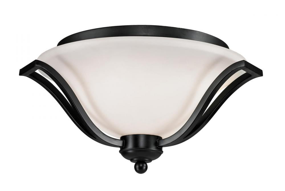 Z-Lite Lighting 702F3-BRZ Flush Mount Tropical - Bronze