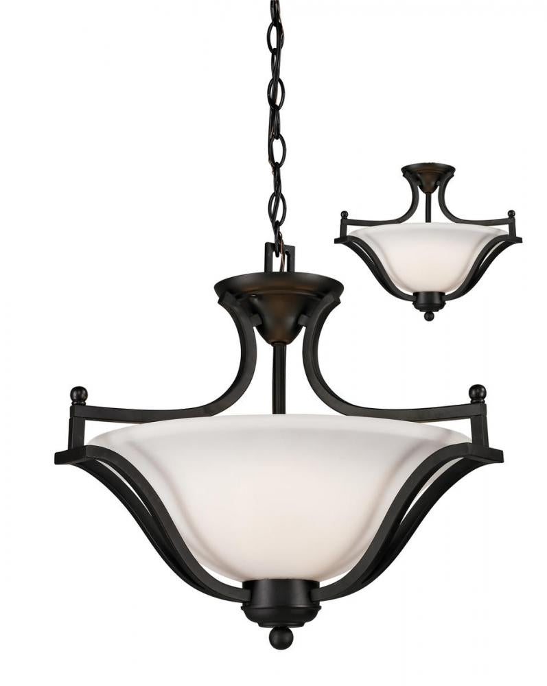 Z-Lite Lighting 703SFC-MB Pendant Tropical - Black