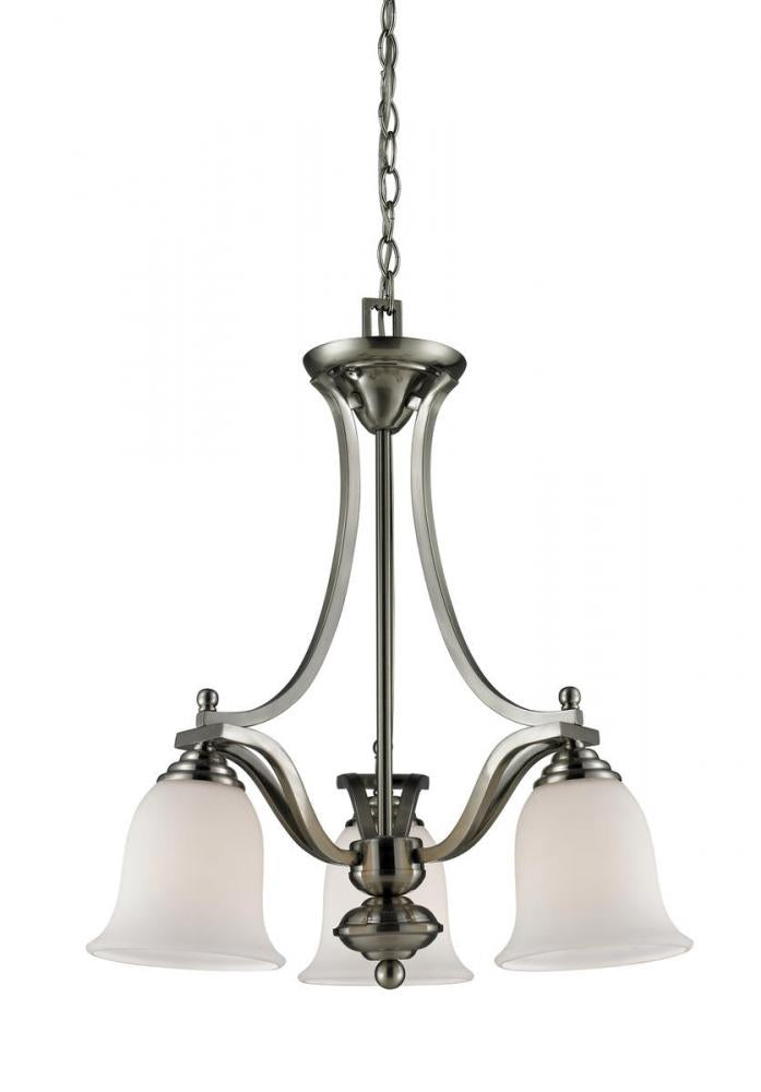 Z-Lite Lighting 704-3-BN Chandelier Tropical - Nickel