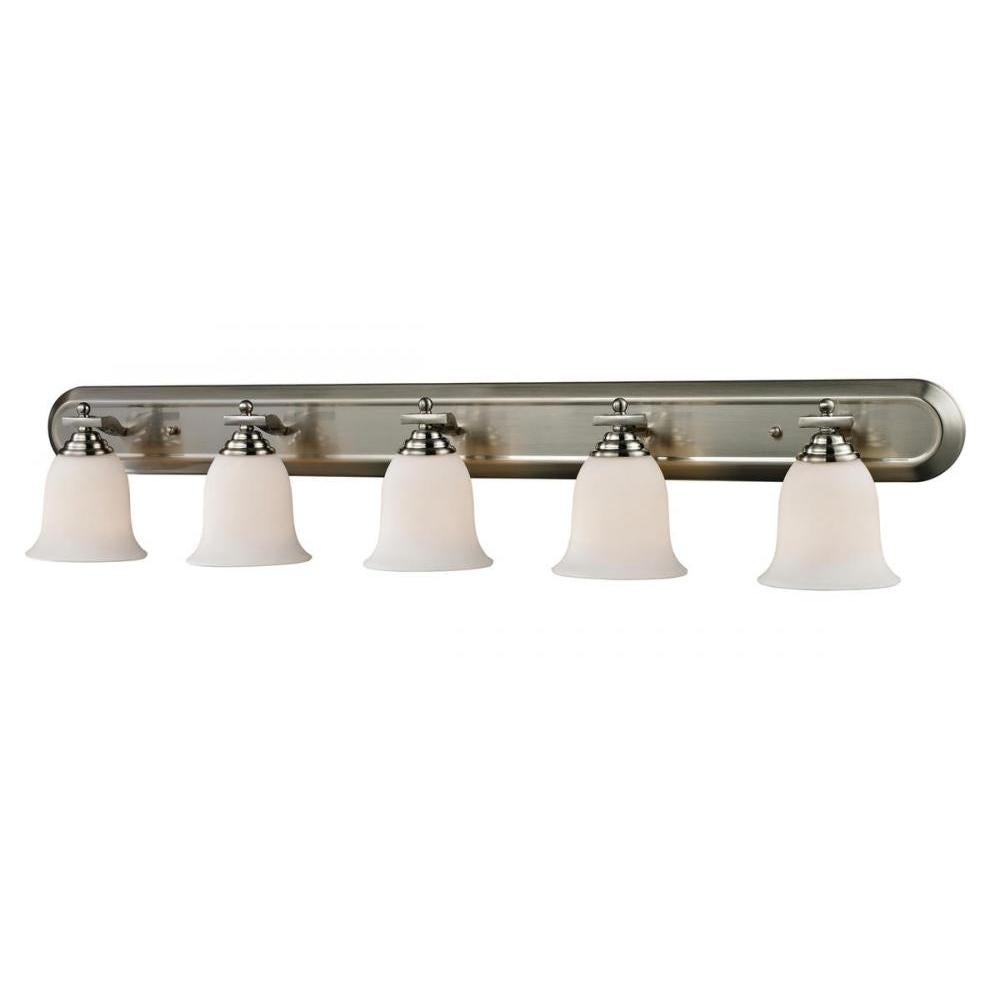 5 Light Vanity-Matte Opal