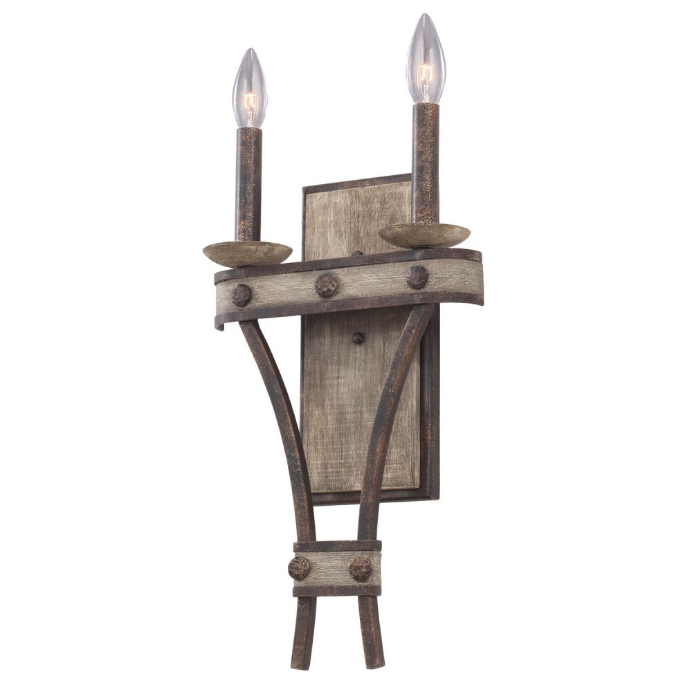 Coronado 10 Inch Wall Sconce – Florence Gold – 7042FG