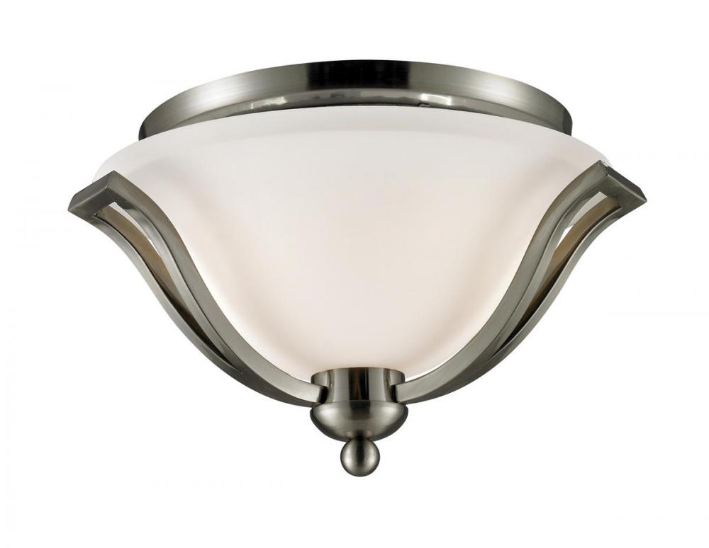 Z-Lite Lighting 704F2-BN Flush Mount Tropical - Nickel