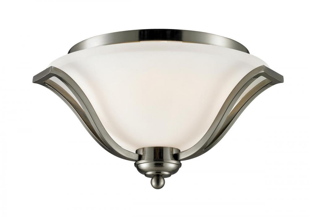 Z-Lite Lighting 704F3-BN Flush Mount Tropical - Nickel