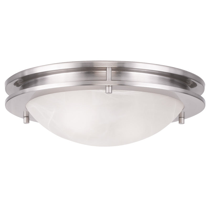 Livex Lighting ARIEL 7058-91 Flush Mount Contemporary - Brushed Nickel