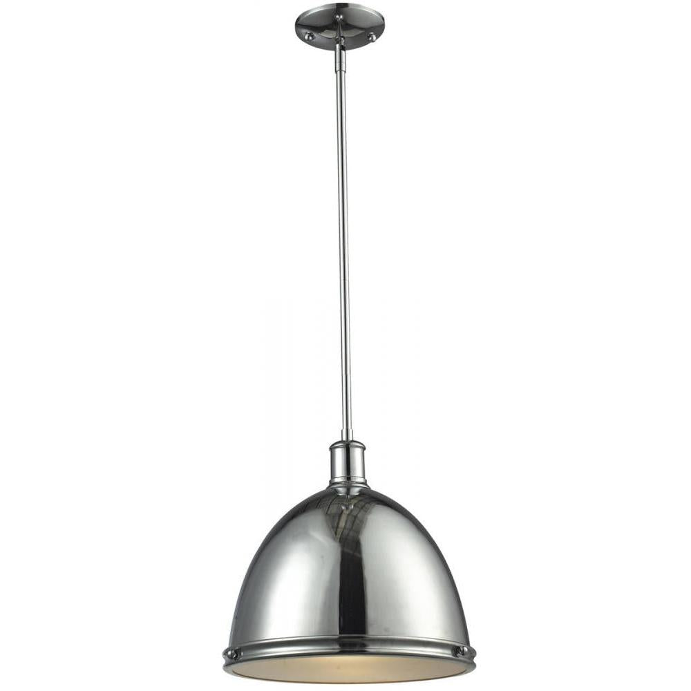 1 Light Pendant-Chrome