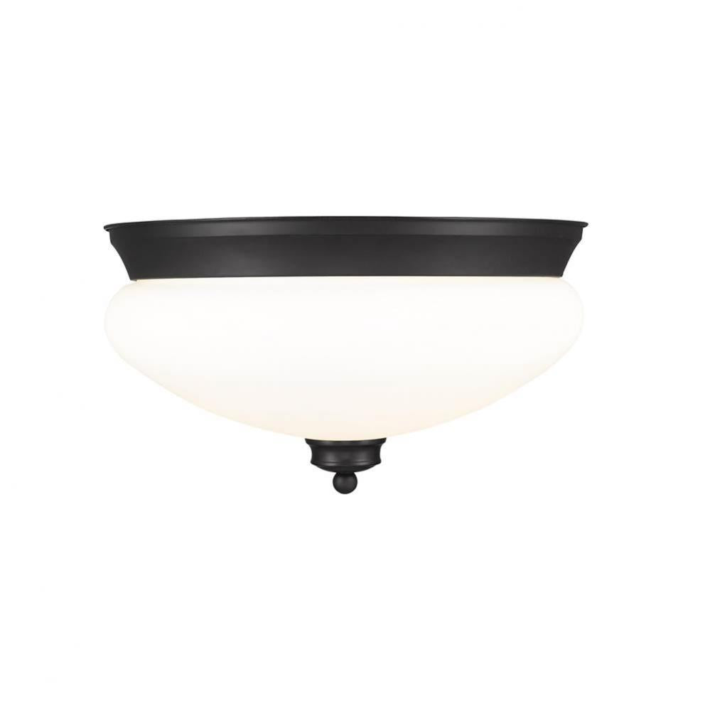 Z-Lite Lighting BLACK 721F2-MB Flush Mount - Black