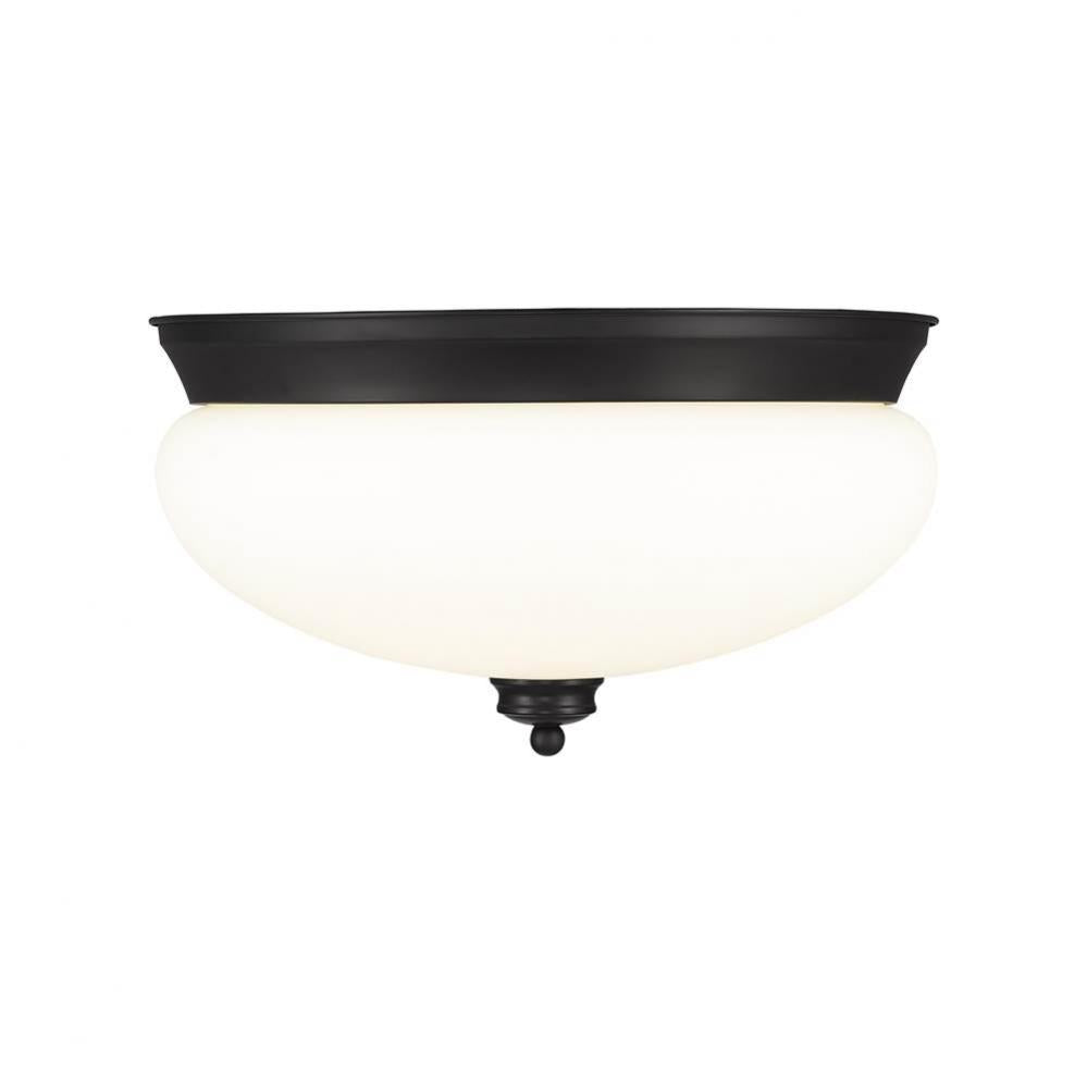 Z-Lite Lighting BLACK 721F3-MB Flush Mount - Black