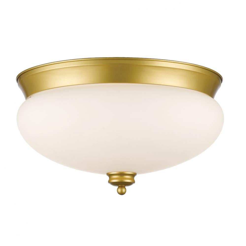 Z-Lite Lighting GOLD TONES 721F3-SG Flush Mount - Gold