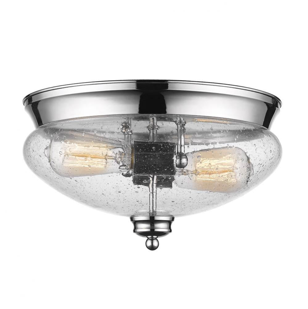 Z-Lite Lighting CHROMES 722F2-CH Flush Mount - Chrome