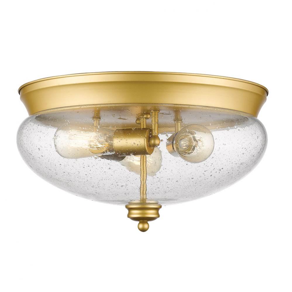 Z-Lite Lighting GOLD TONES 722F3-SG Flush Mount - Gold