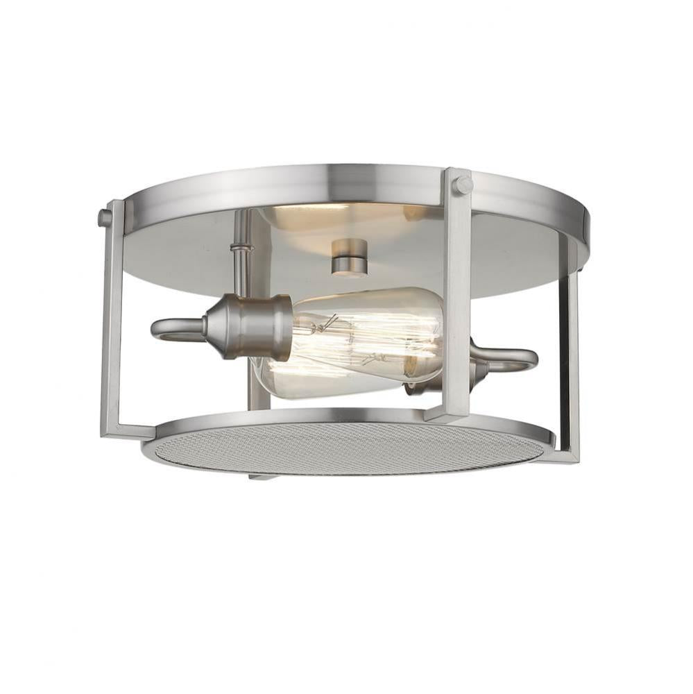 Z-Lite Lighting NICKEL TONES 723F13-BN Flush Mount - Nickel