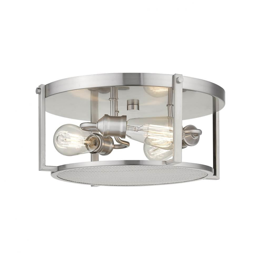 Z-Lite Lighting NICKEL TONES 723F15-BN Flush Mount - Nickel