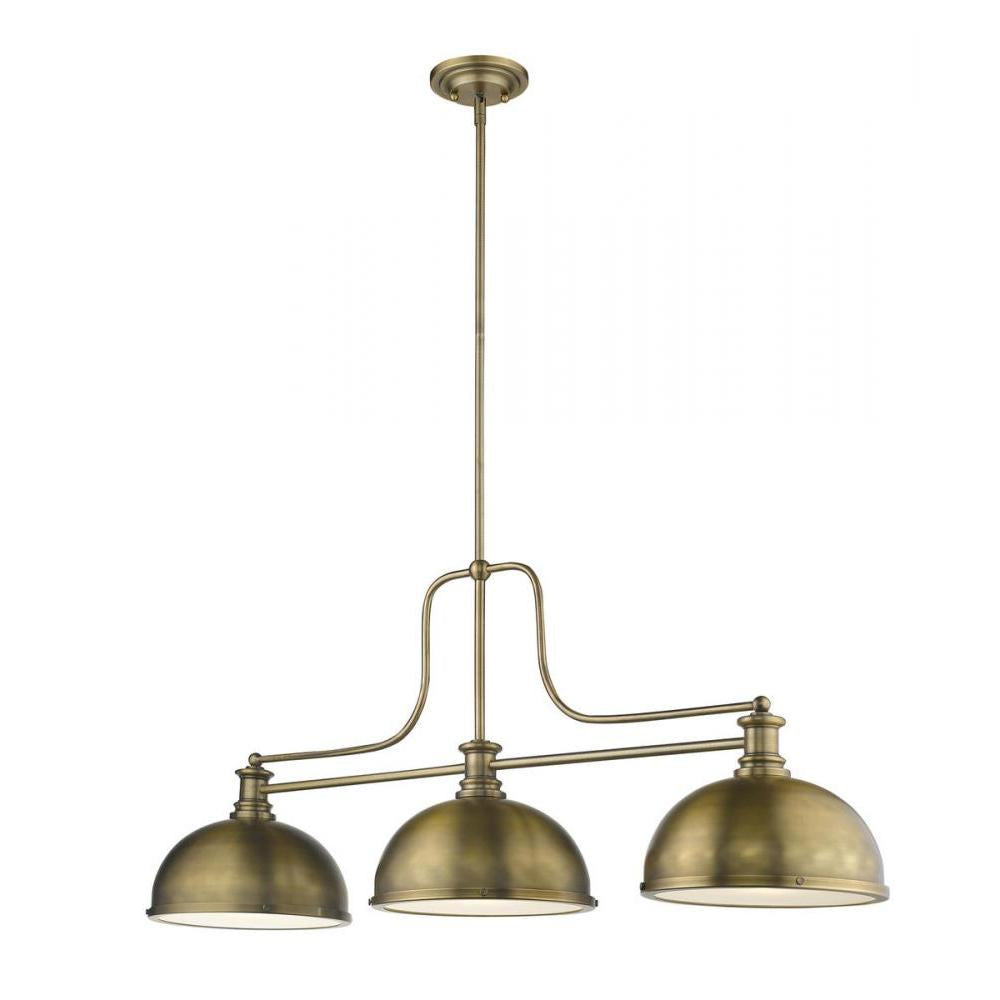 3 Light Billiard Table Light -Heritage Brass