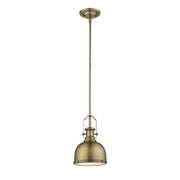 1 Light Pendant-Heritage Brass