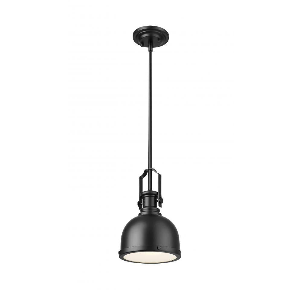 1 Light Pendant-Matte Black