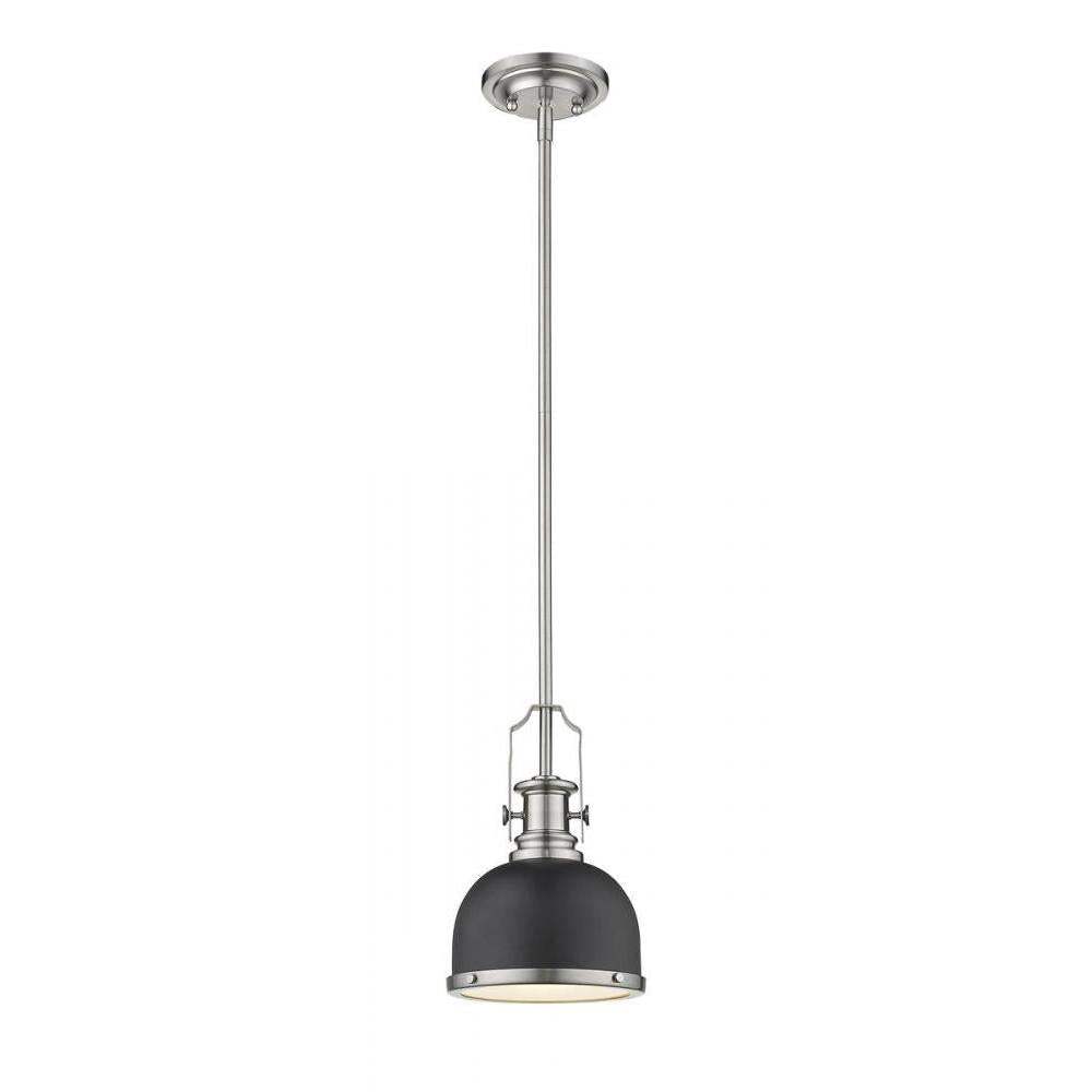 1 Light Pendant-Matte Black