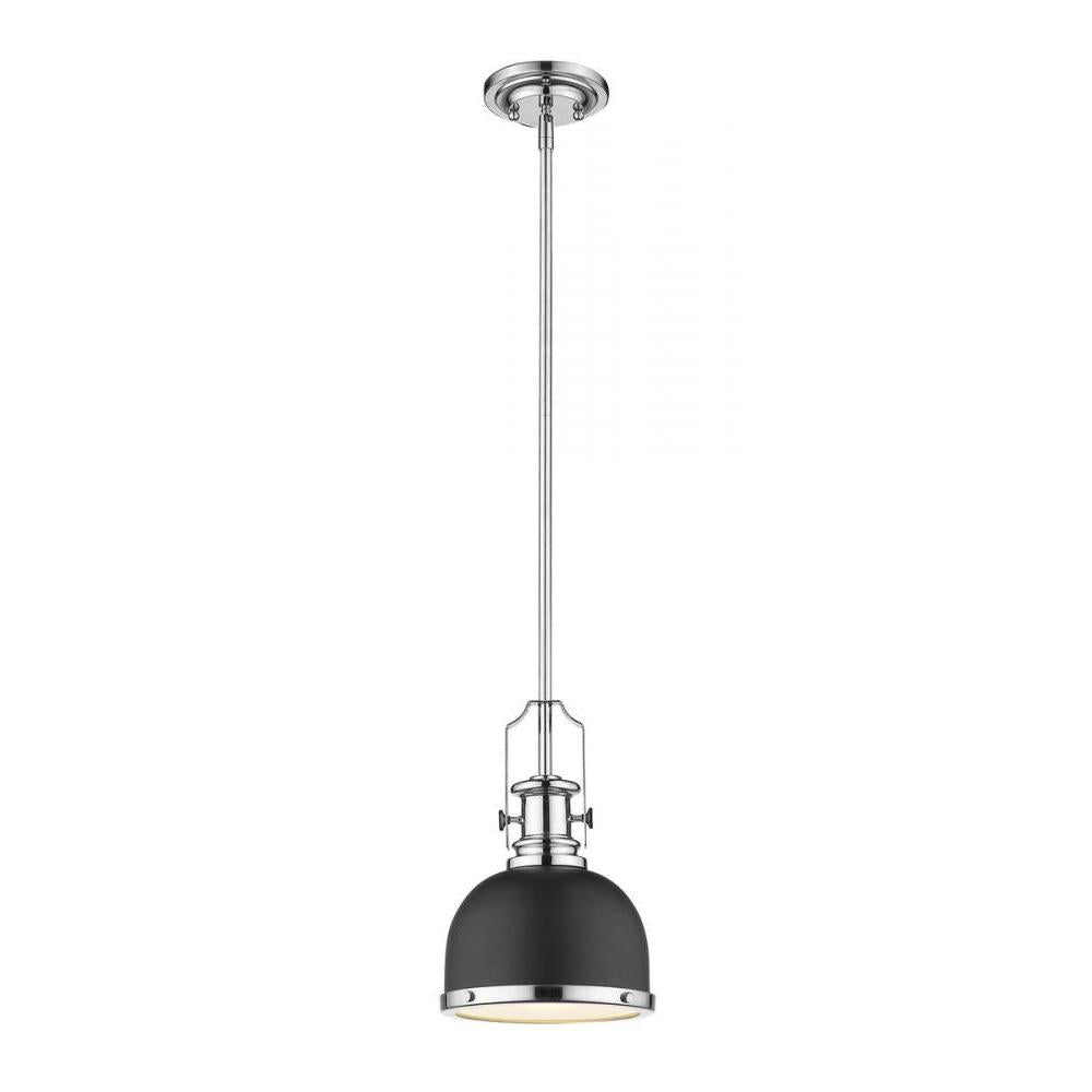 1 Light Pendant-Matte Black