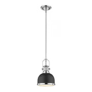 1 Light Pendant-Matte Black