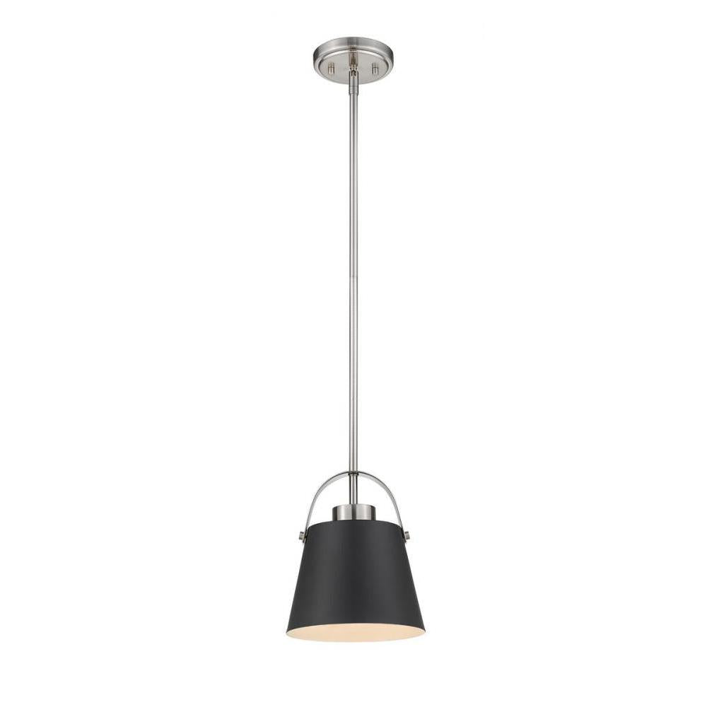 1 Light Pendant-Matte Black