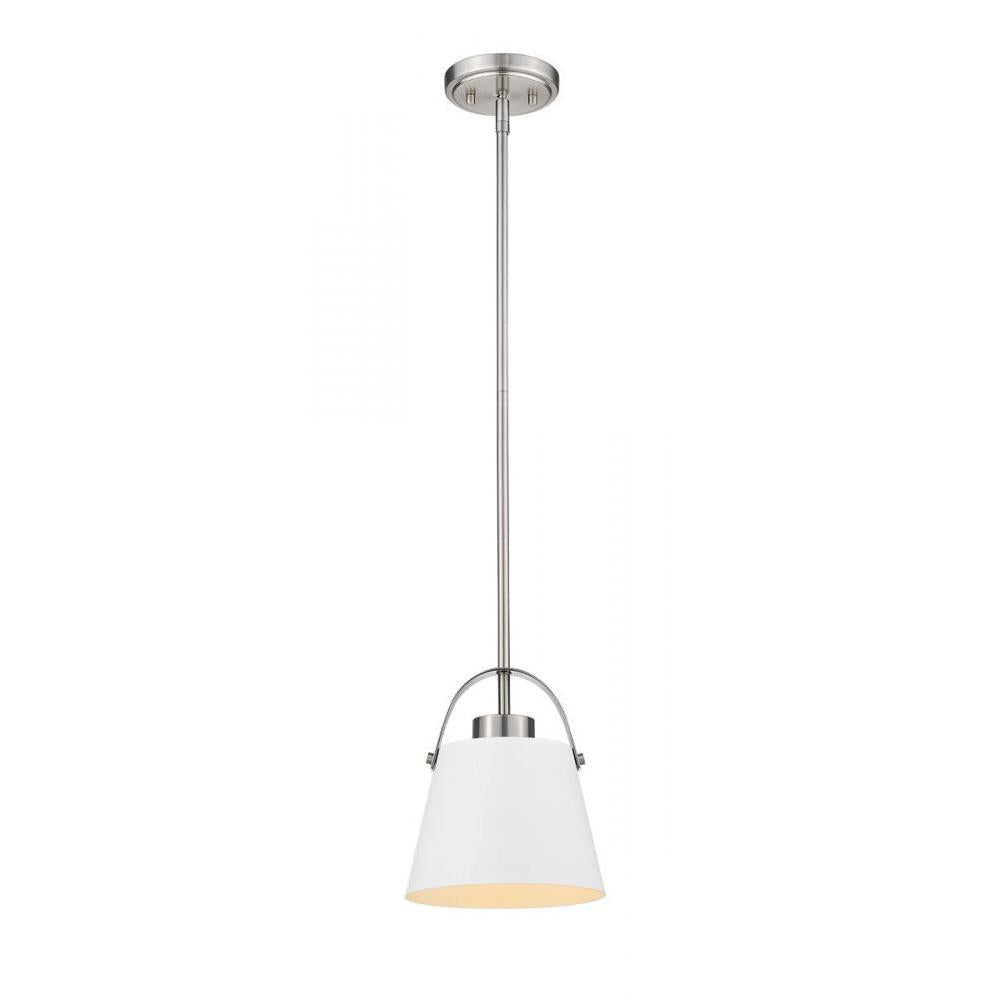 1 Light Pendant-Matte White