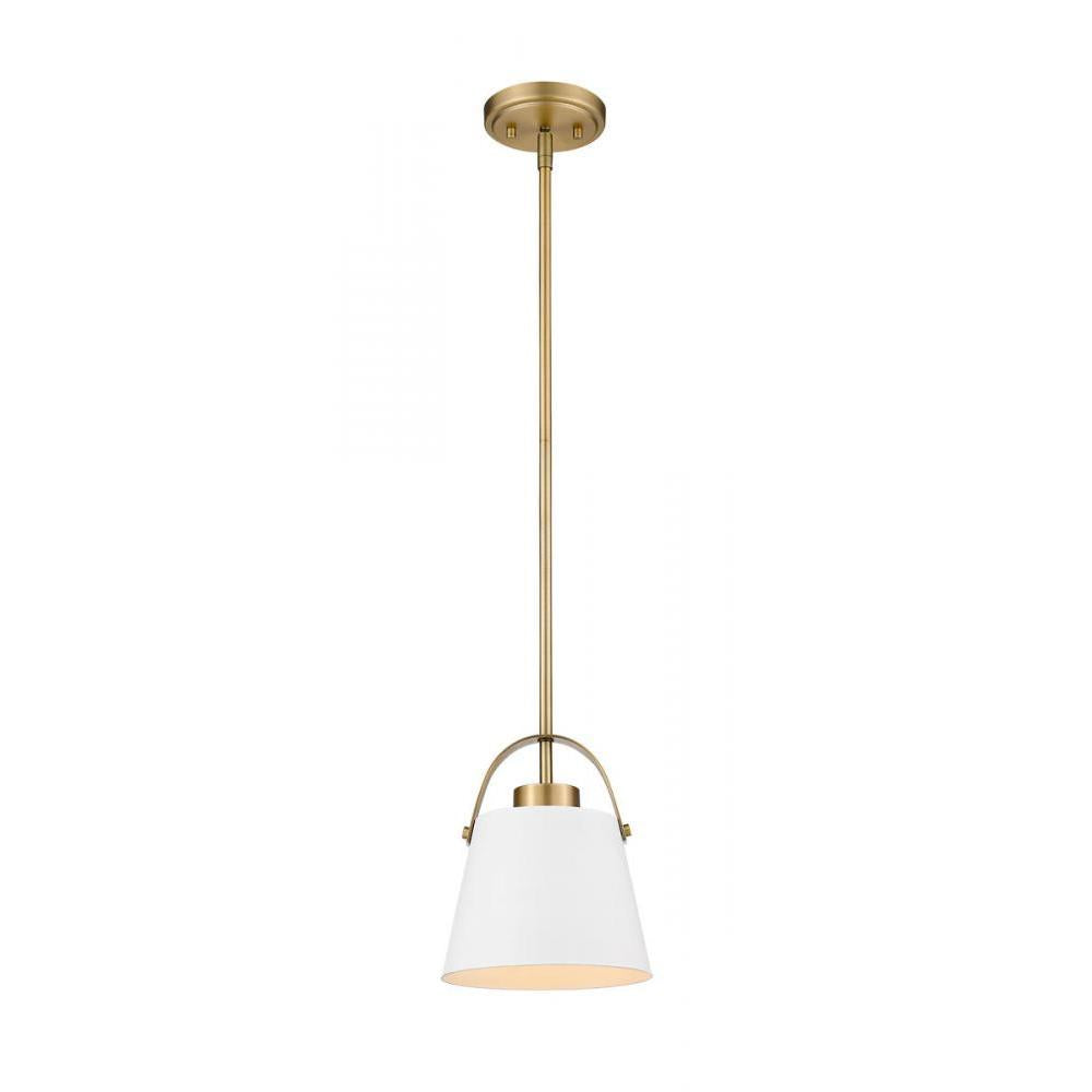 1 Light Pendant-Matte White