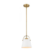 1 Light Pendant-Matte White