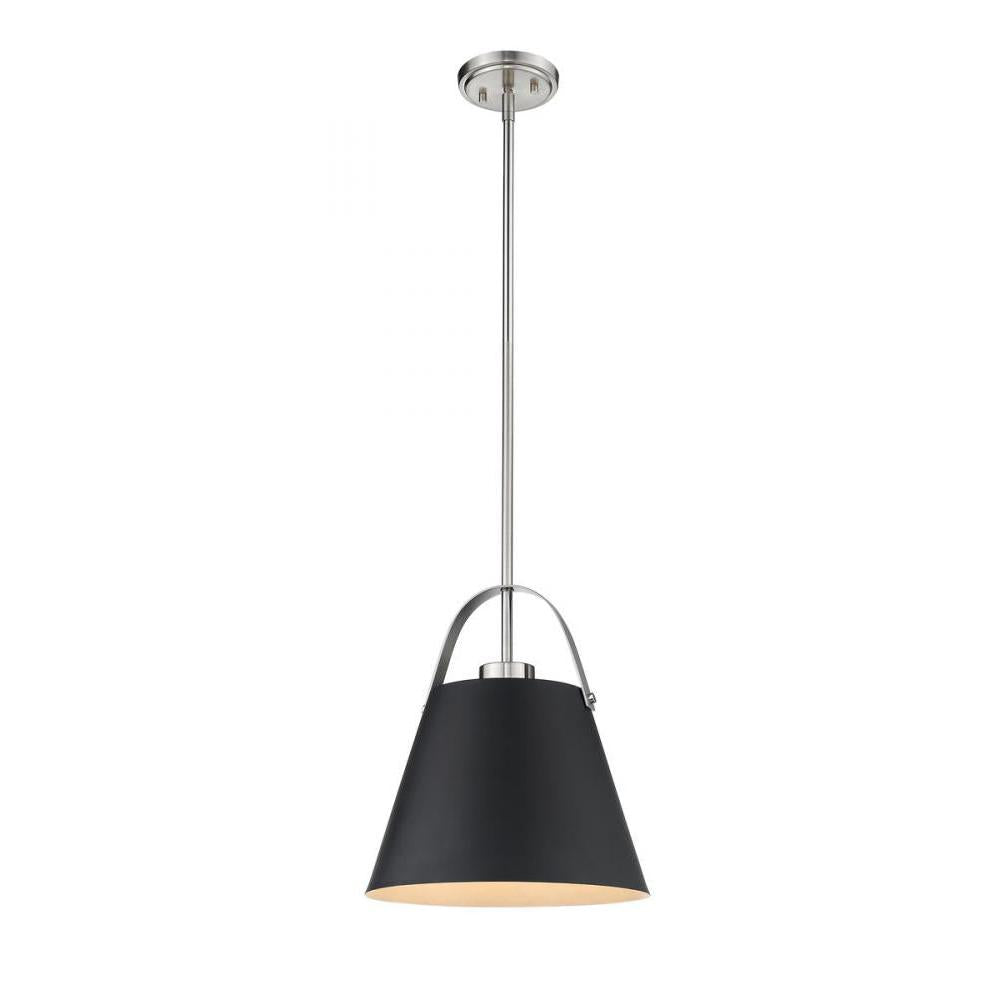 1 Light Pendant-Matte Black