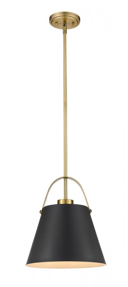 Z-Lite Lighting 726P-MB+HBR Pendant Art Deco - Brass