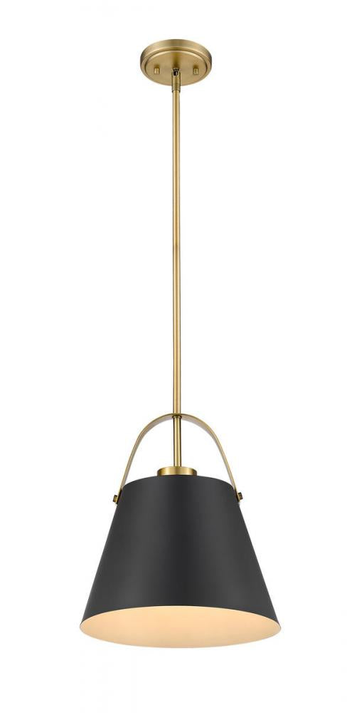 Z-Lite Lighting 726P-MB+HBR Pendant Art Deco - Brass