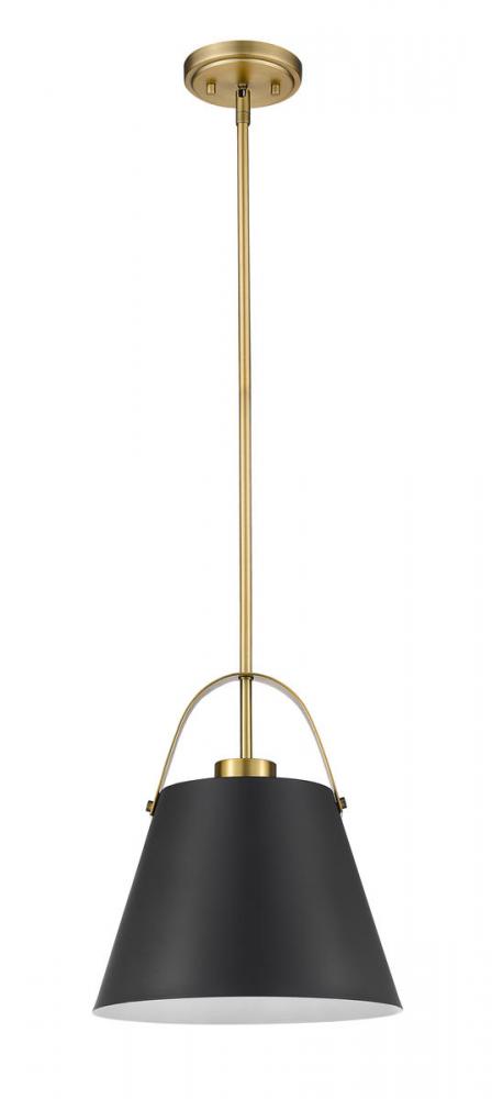 Z-Lite Lighting 726P-MB+HBR Pendant Art Deco - Brass