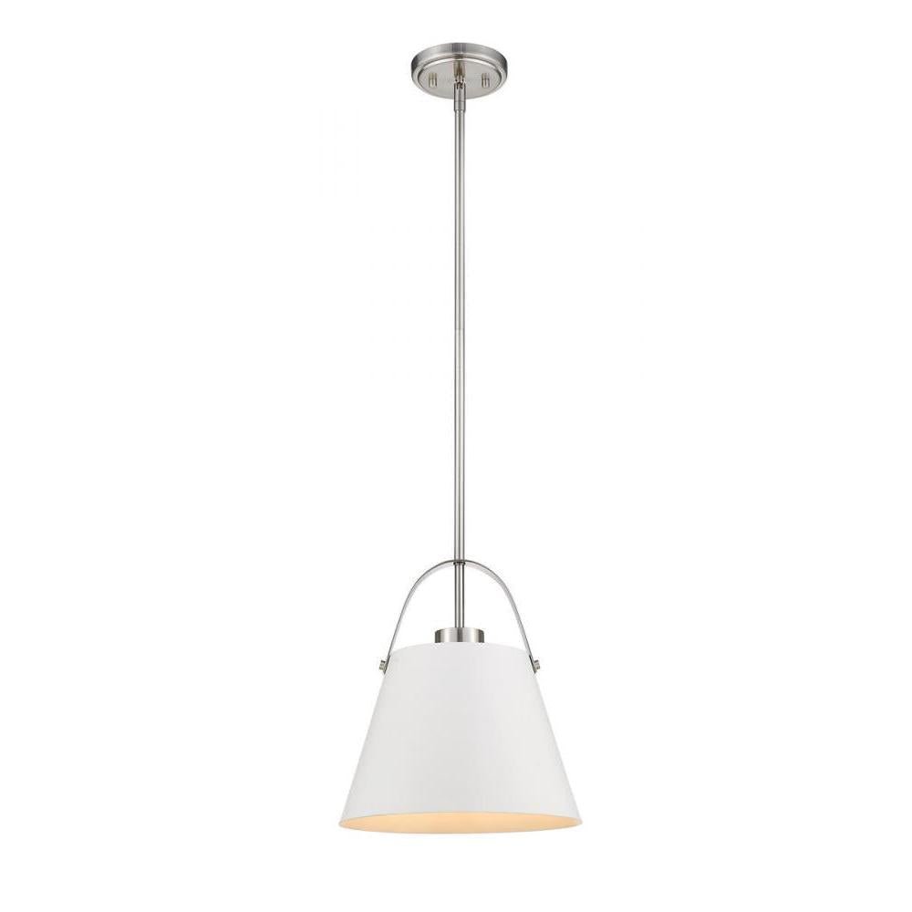 1 Light Pendant-Matte White