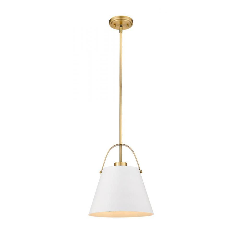 1 Light Pendant-Matte White