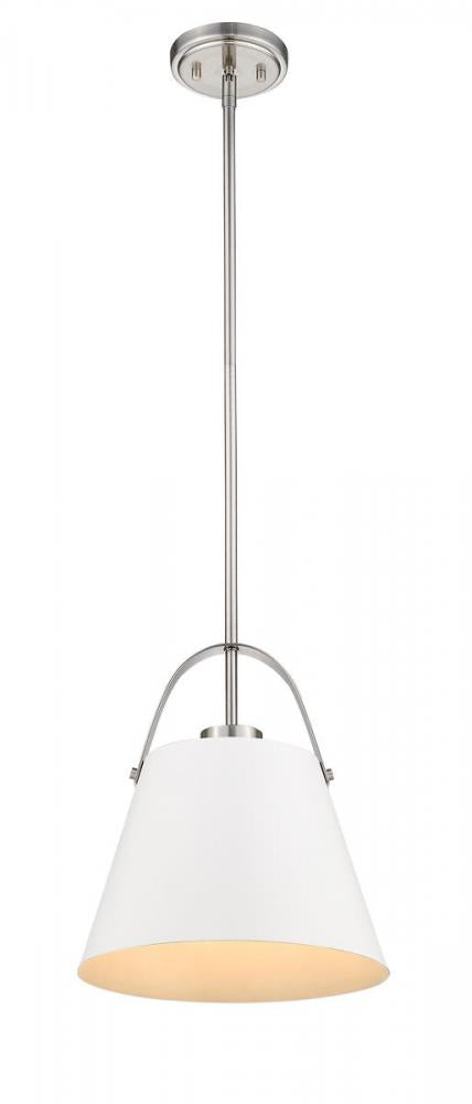 Z-Lite Lighting 726P-MW+BN Pendant Art Deco - Nickel