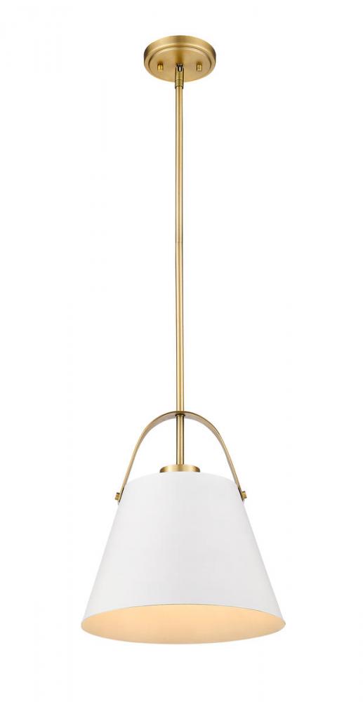 Z-Lite Lighting 726P-MW+HBR Pendant Art Deco - Brass