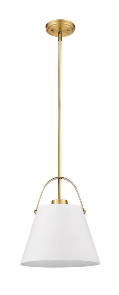 Z-Lite Lighting 726P-MW+HBR Pendant Art Deco - Brass