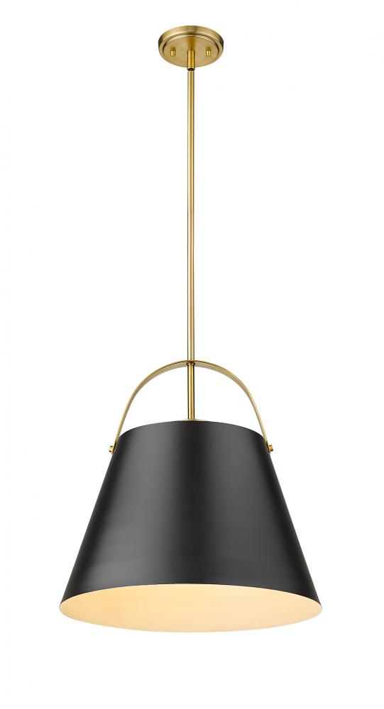 Z-Lite Lighting 726P18-MB+HBR Pendant Traditional - Brass